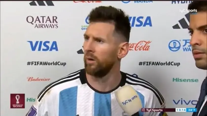 Argentina: ¿A quién le dijo Messi, durante una entrevista?: '¿Qué miras bobo?'