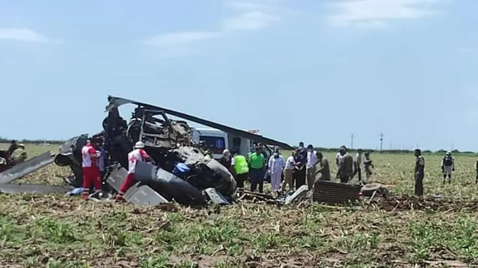 Se desplomó helicóptero de Marina en Sinaloa, mientras Caro Quintero era detenido