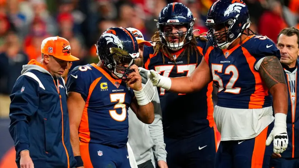 NFL: Chiefs gana 34-28 a Broncos y Russell Wilson sufre conmoción cerebral
