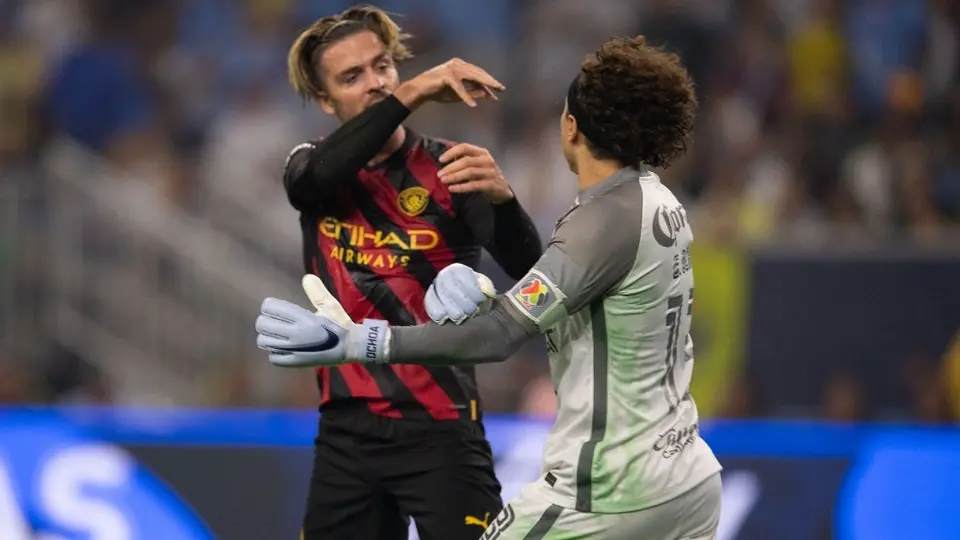 Video: Ochoa inició conato de bronca con Jack Grealish en el América vs Manchester City