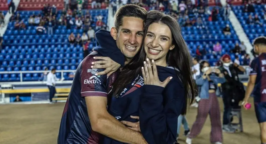 Atlante: Daniel Lajud le propuso matrimonio a su pareja en el Estadio Azulgrana