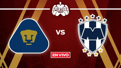 Pumas vs Monterrey: Liga MX EN VIVO Apertura 2022 Jornada 6