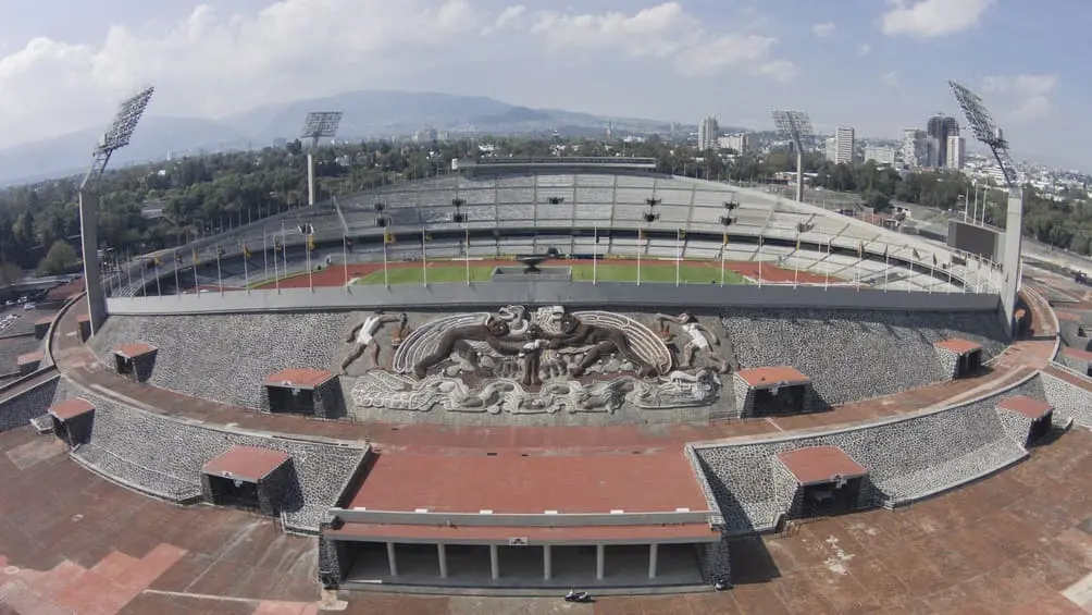 El mural de Diego Rivera en el Estadio Olímpico Universitario | MEXSPORT