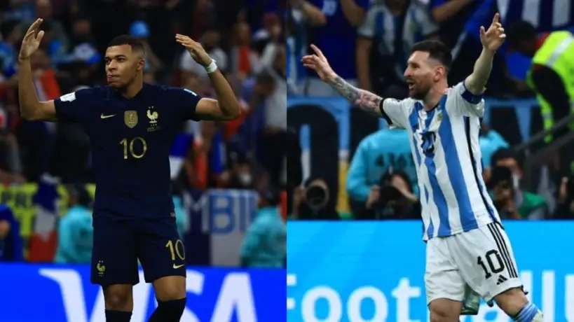Qatar 2022: Messi y Mbappé, empatados en cifra combinada de goles y asistencias