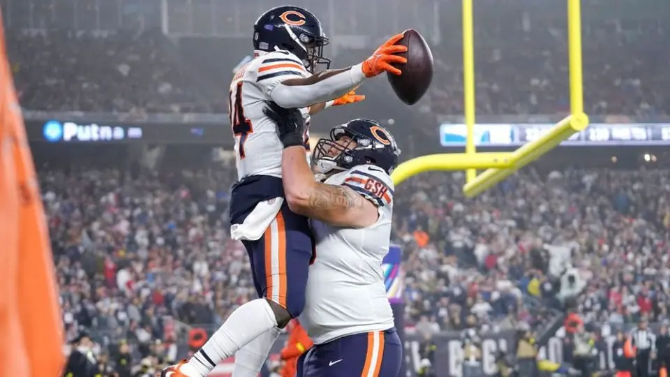 NFL: Bears aplastó a los Patriots y cortan racha de tres juegos sin ganar