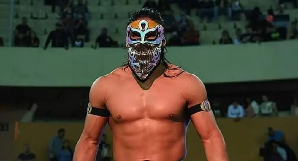 Bandido durante una lucha | INSTAGRAM: @BandidoWrestler