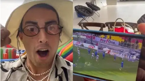 Rogelio Funes Mori: Celebró a lo grande gol de su hermano ante Toluca