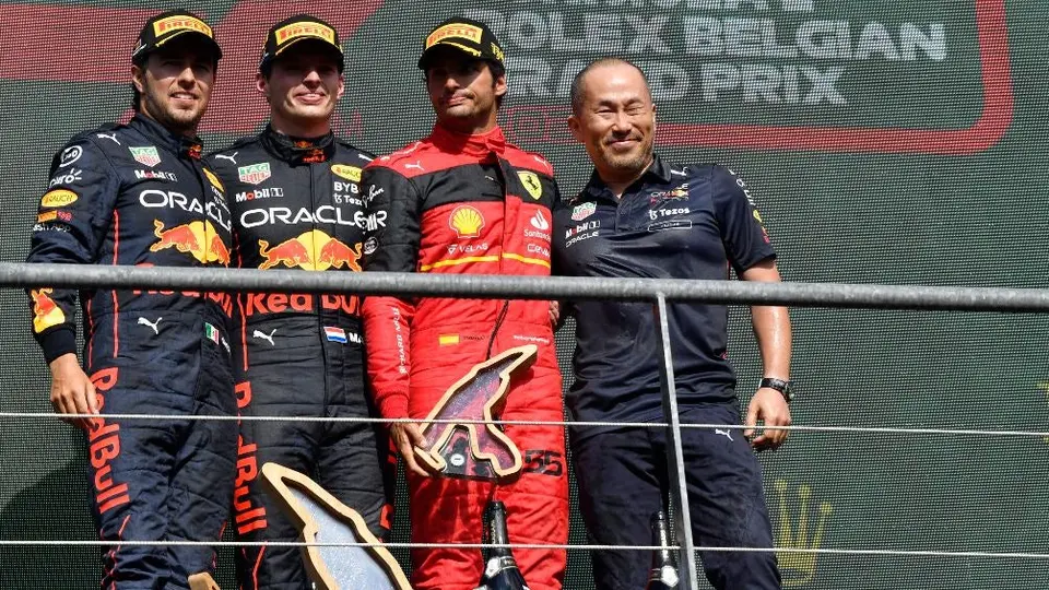 Carlos Sainz analizó el GP de Bélgica: 'Red Bull ha estado en otra liga'