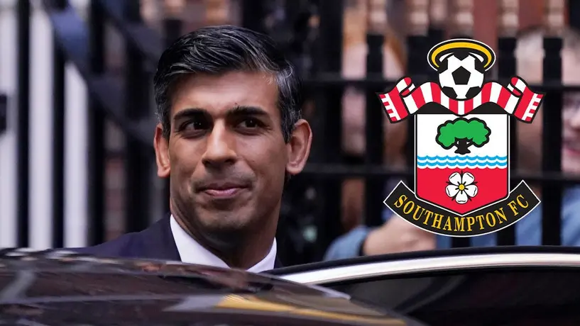 Rishi Sunak, el nuevo primer ministro de Gran Bretaña con afición al Southampton
