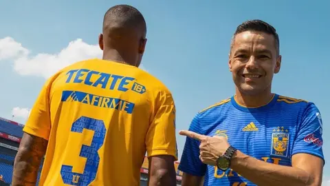 Tigres: Juninho heredó la número 3 a Samir Caetano