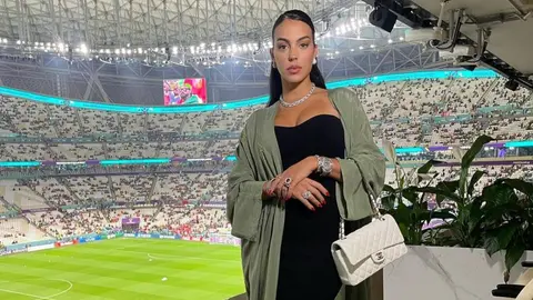 Georgina Rodríguez tras suplencia de CR7: 'Qué pena no disfrutar del mejor los 90 minutos'