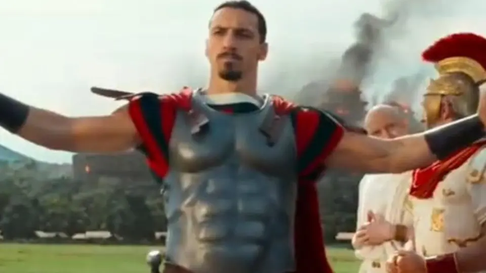 Zlatan Ibrahimovic: Salieron las primeras imágenes de su papel en la película 'Astérix y Obélix'