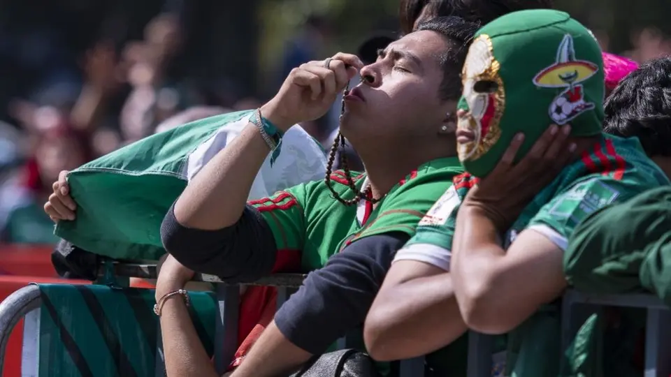 Argentina vs México: Monumento a la Revolución, abarrotado en Fan Fest