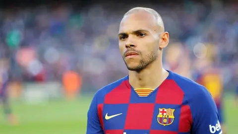 Barcelona: Martin Braithwaite apunta a rescindir su contrato con los culés