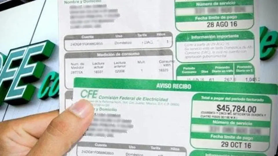 CFE: Dio a conocer listado de electrodomésticos que elevan el costo del recibo de luz