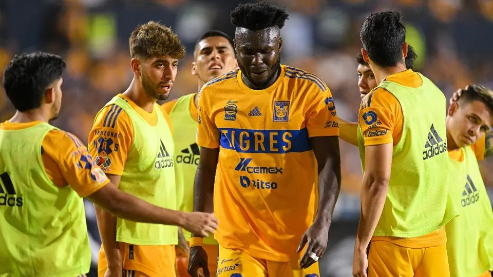 Tigres: Jordy Caicedo debutó como goleador y salió expulsado en 10 minutos