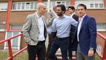 Alejandro Irarragorri presumió millonario reloj en foto oficial del Sporting de Gijón