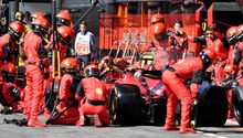 F1: Tear-off de Verstappen, acabó con la Carrera de Leclerc en el GP de Bélgica