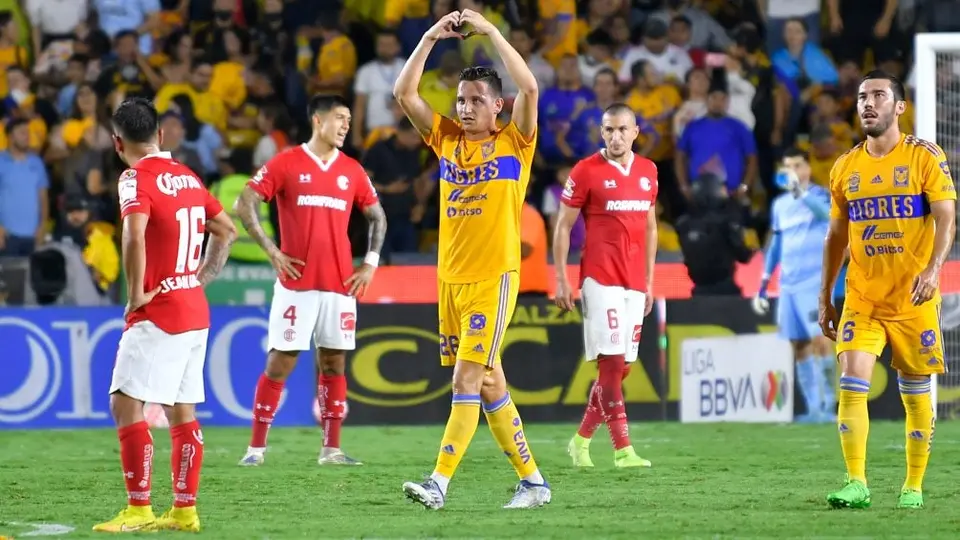Liga MX: Tigres gana ante Toluca con goles de Córdova, Gignac y Thauvin