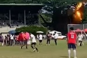 Filipinas: Rayo golpeó a árbitro durante partido de futbol