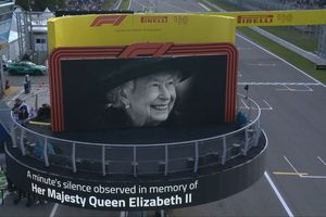 Reina Isabel II: Se guardó un minuto de silencio en Monza a la memoria de la monarca