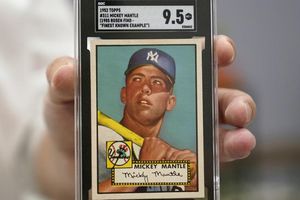 Mickey Mantle: Rara tarjeta de beisbol de 1952 podría superar los 10 mdd