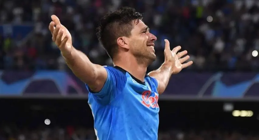 Gio Simeone: Festejó eufóricamente el gol del Atlético de Madrid en plena entrevista