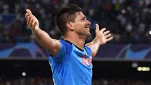 Gio Simeone: Festejó eufóricamente el gol del Atlético de Madrid en plena entrevista