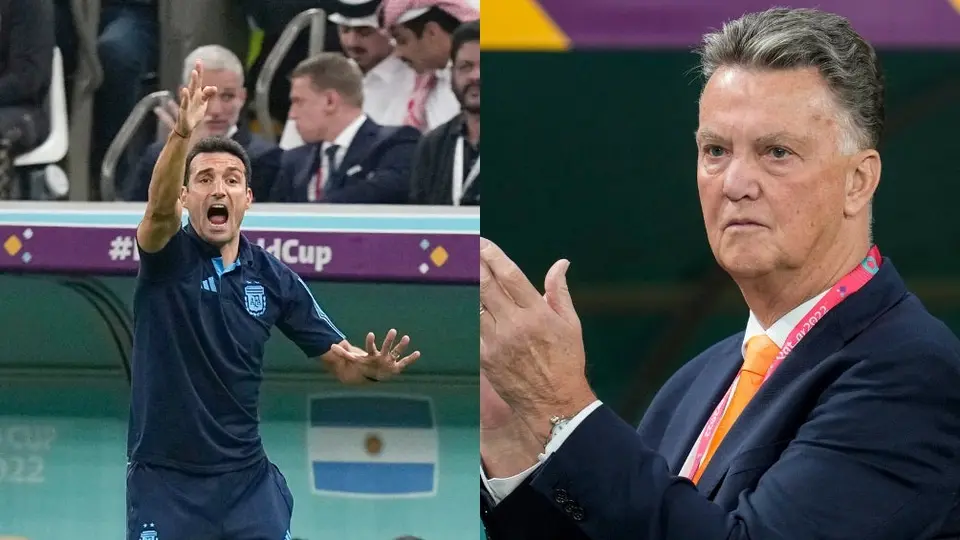 Países Bajos vs Argentina: El duelo atractivo entre Van Gaal y Scaloni en el estilo defensivo
