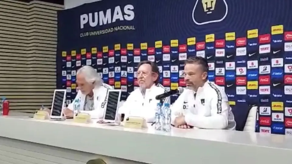 Mejía Barón sobre elección de Rafa Puente como DT de Pumas: 'Lo elegimos sobre 7 entrenadores'