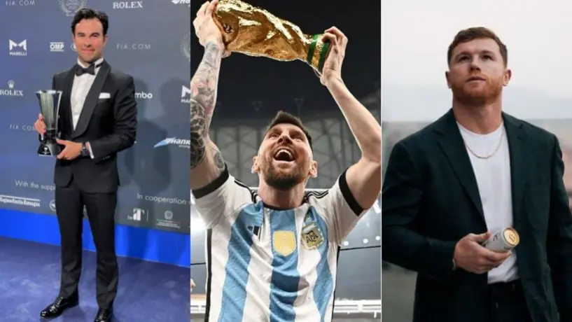 Messi, Canelo, Checo Pérez y más deportistas celebraron la Navidad