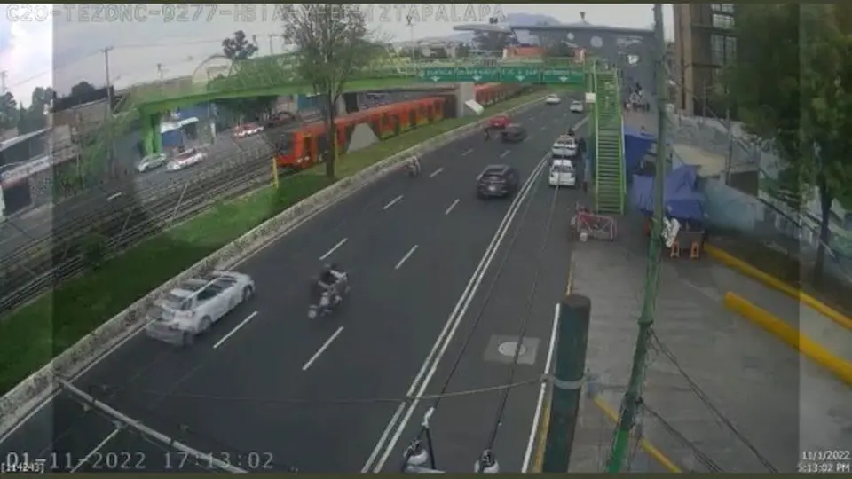 Lidia Gabriela: Muestran videos sobre joven que se aventó de taxi para evitar secuestro