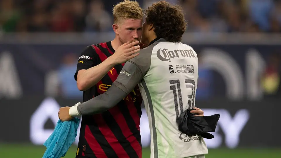 Kevin De Bruyne elogió al América: 'Juegan muy bien al futbol, son intensos'