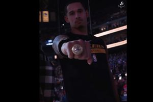 NBA: Juan Toscano recibió anillo de Campeón previo al Warriors vs Lakers