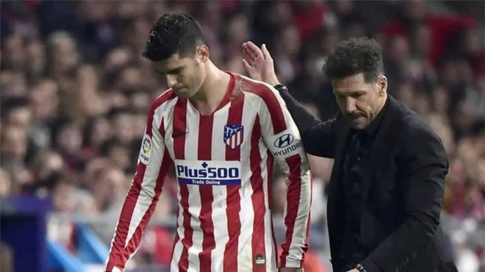 Atlético de Madrid: Se revela mala relación entre Cholo Simeone y Álvaro Morata