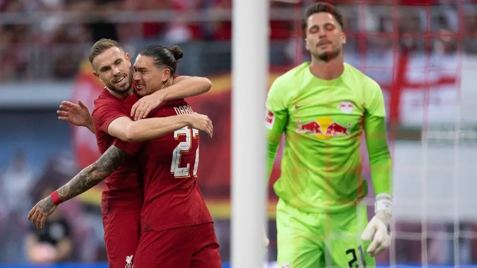 Liverpool: Darwin Núñez comandó paliza al Leipzig con cuatro goles