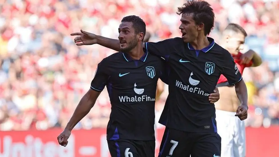 Atlético de Madrid venció por la mínima al Manchester United en el Ullevaal Stadion