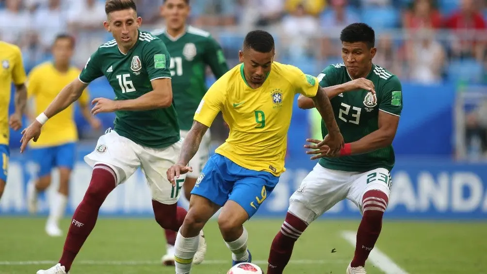 Selección de México vs Brasil en Rusia 2018 | MEXSPORT