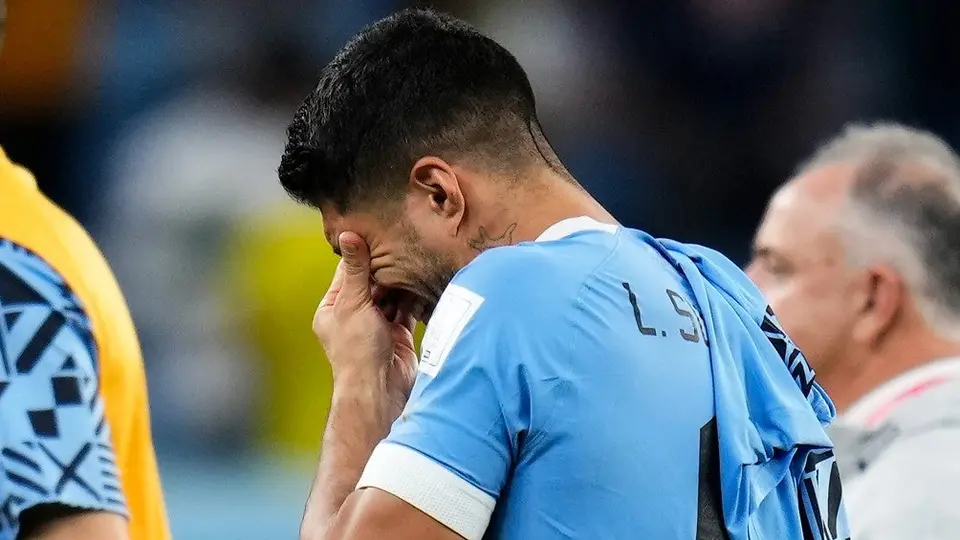 Uruguay: Luis Suárez rompió en llanto tras enterarse del gol de Corea del Sur que los eliminó