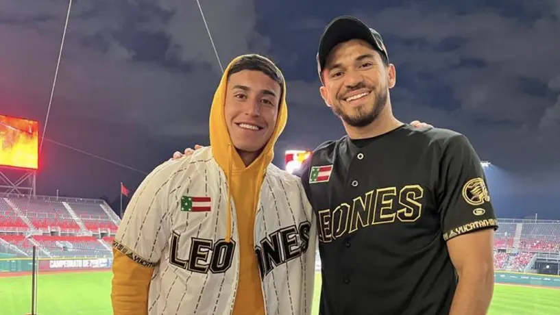 Henry Martín y Alejandro Zendejas presenciaron victoria de Leones de Yucatán