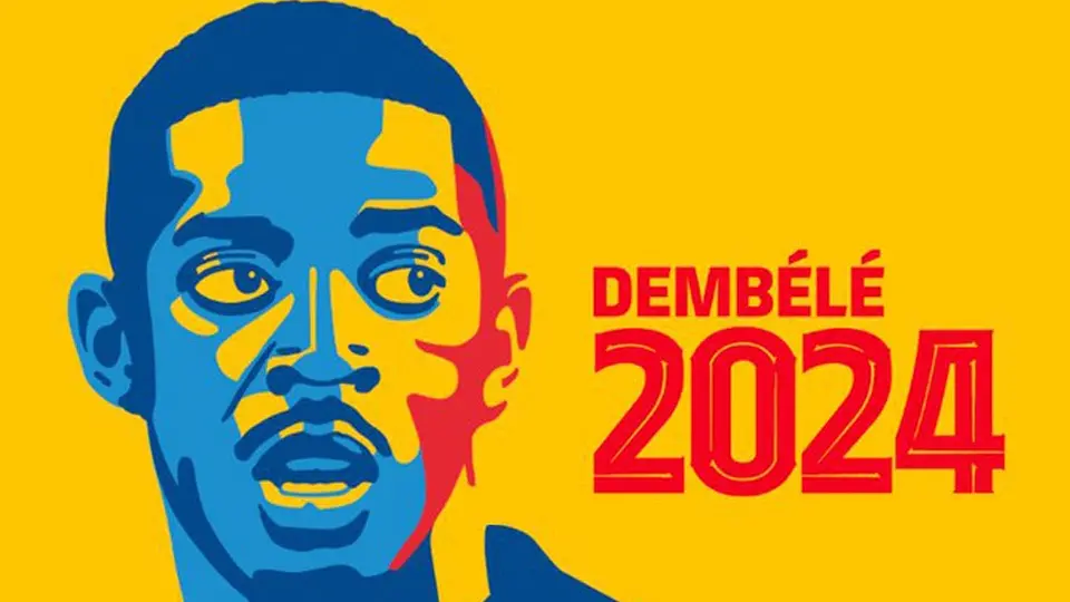 Barcelona: Dembélé firmó un nuevo contrato con el Barça hasta 2024