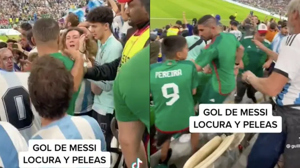 Qatar 2022: Jair Pereira provocó bronca en las gradas del México vs Argentina