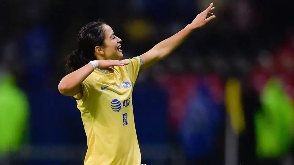 América: Scarlett Camberos festeja al estilo de Cuauhtémoc Blanco