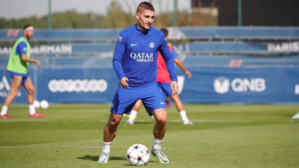 PSG: Marco Verratti regresa a los entrenamientos tras lesión de pantorrilla