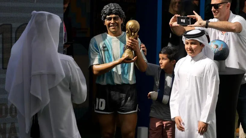Argentina: Maradona fue homenajeado en Qatar tras cumplirse dos años de su muerte