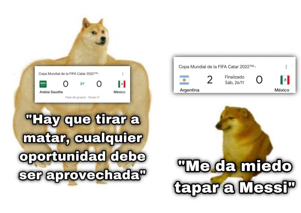 Qatar 2022: Los mejores memes del Arabia Saudita vs México en la Copa del Mundo
