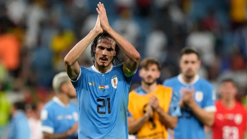 Cavani tras finalizar la participación de Uruguay en Qatar 2022 | AP