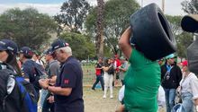 Gran Premio de México: Aficionado se llevó un neumático de recuerdo