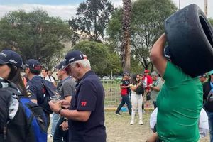 Gran Premio de México: Aficionado se llevó un neumático de recuerdo
