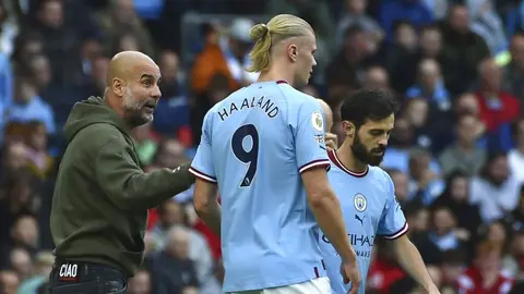 Guardiola aplaudió el físico de Haaland: ‘Cuida su cuerpo a la perfección’